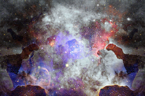 Mgławica galaktyki przestrzeni elementy obraz niebo Zdjęcia stock © NASA_images