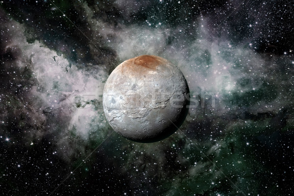 Charon is the largest moon of the dwarf planet Pluto. Stock photo © NASA_images