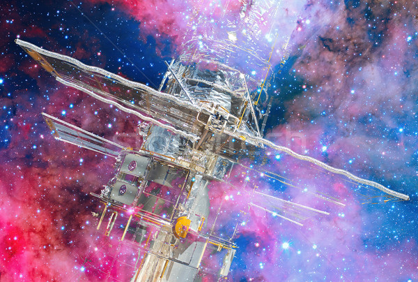 Espacio telescopio nebulosa doble exposición elementos Foto stock © NASA_images
