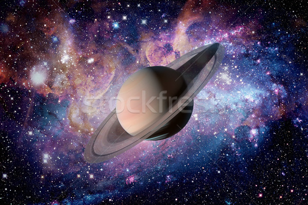 Solar System - Saturn. It is the sixth planet from the Sun. Stock photo © NASA_images