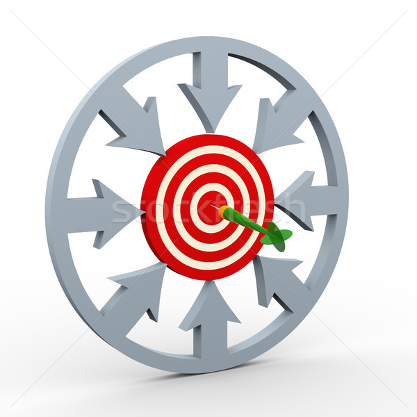 Achieving goals and targets Stock photo © nasirkhan