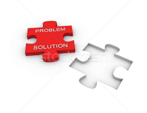 Puzzle solution Stock photo © nasirkhan