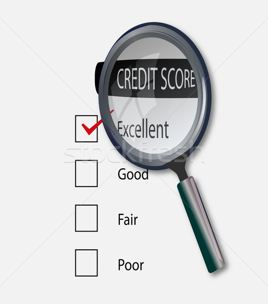 Excellent credit score Stock photo © nasirkhan