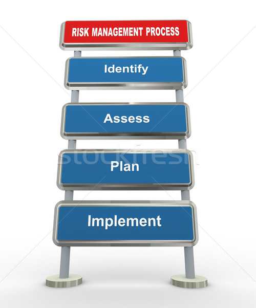 3d risk management Stock photo © nasirkhan