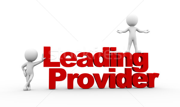 3d people with text leading provider Stock photo © nasirkhan