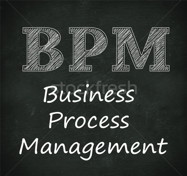 Lavagna illustrazione bpm business processo gestione Foto d'archivio © nasirkhan