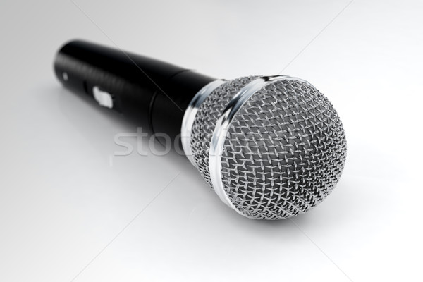 3d realistic render of wireless microphone Stock photo © nasirkhan