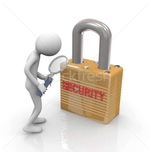 Concept of security inspection Stock photo © nasirkhan