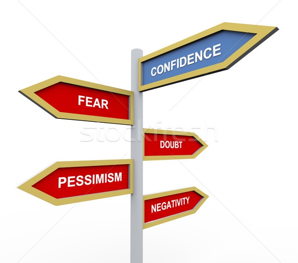 Confidence Stock photo © nasirkhan