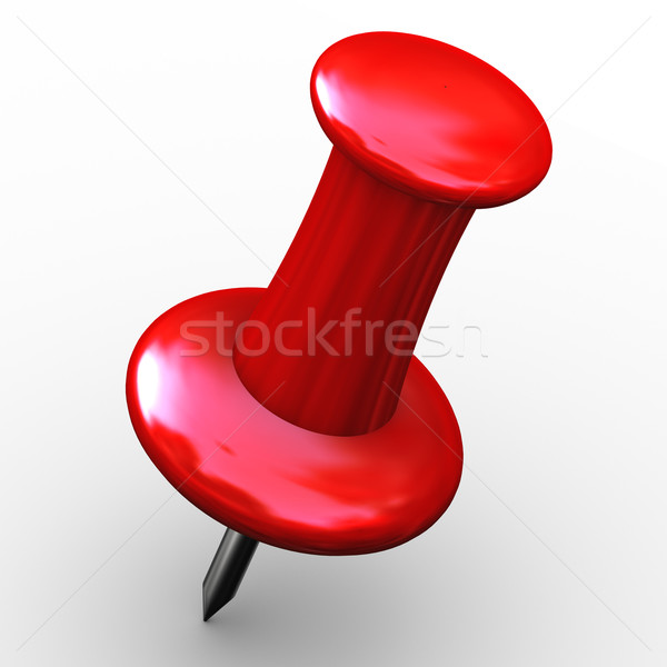 Red thumbtack Stock photo © nasirkhan