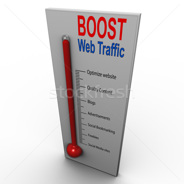 Boost web traffic Stock photo © nasirkhan