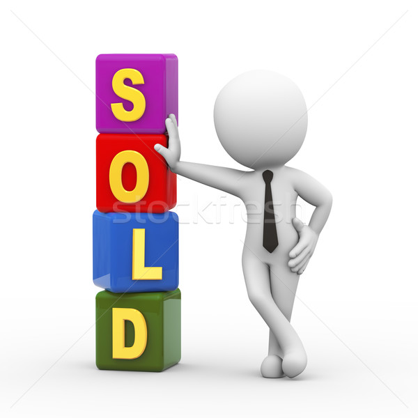 [[stock_photo]]: 3d · man · cubes · 3D · affaires