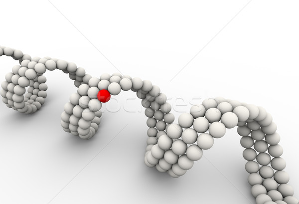 3D 分子の DNA鑑定を レンダリング ストックフォト © nasirkhan
