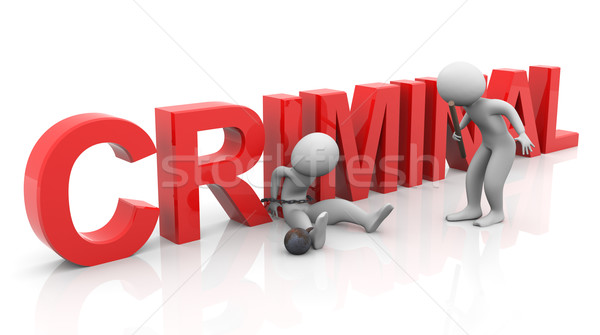 3d tied criminal investigation Stock photo © nasirkhan