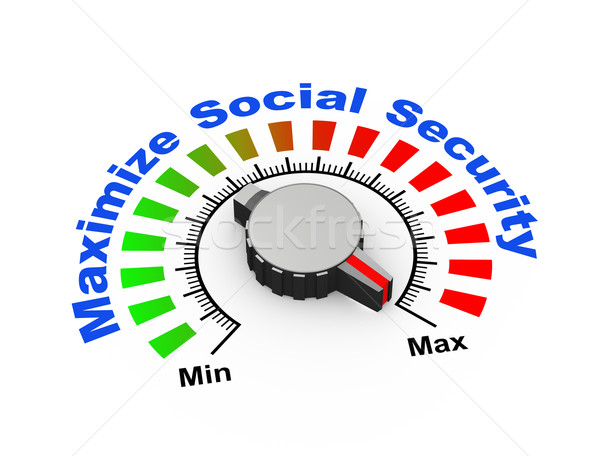 3d knob - maximize social security Stock photo © nasirkhan