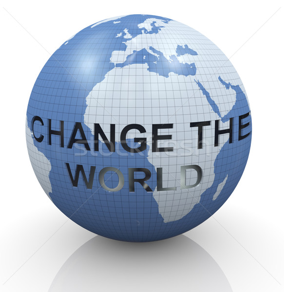 Change the world Stock photo © nasirkhan