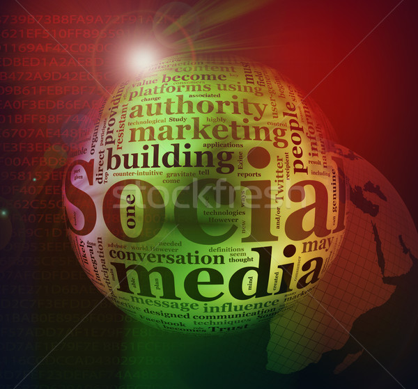 Abstract Social media background Stock photo © nasirkhan