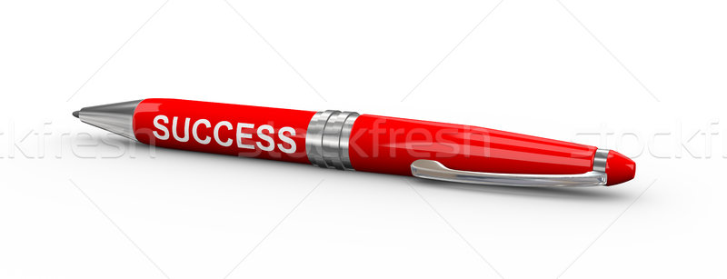 3d pen with word success Stock photo © nasirkhan