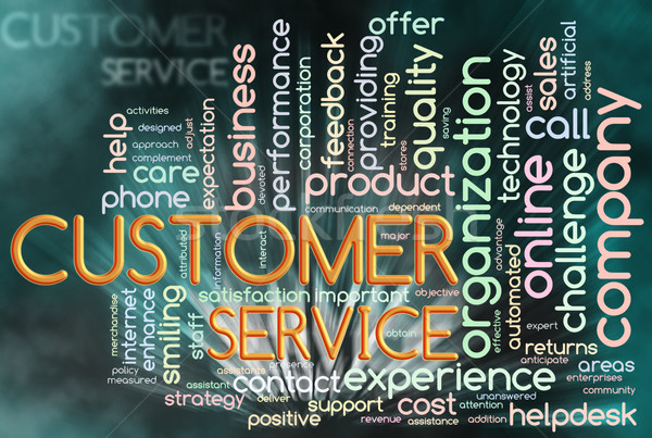 Сток-фото: обслуживание · клиентов · иллюстрация · слов · бизнеса · интернет