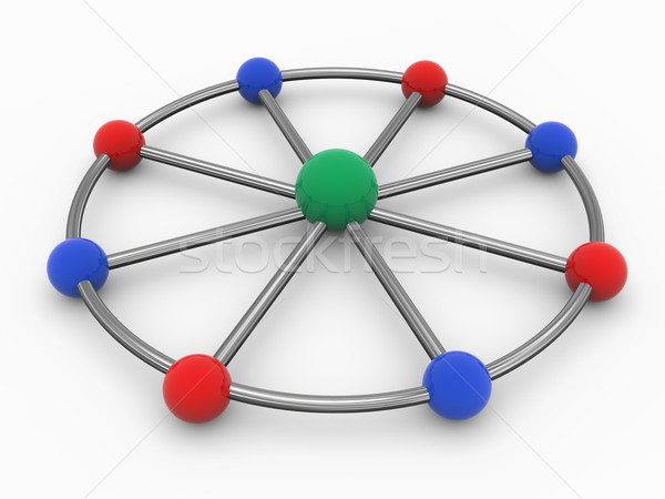 3d client server network Stock photo © nasirkhan