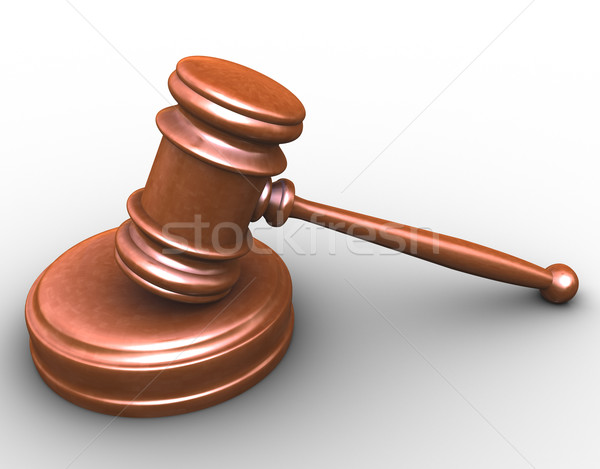 3d gavel Stock photo © nasirkhan