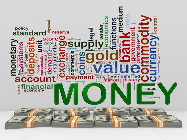 3d money word tags Stock photo © nasirkhan