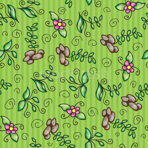 Vector seamless pattern with grass Stock photo © Natali_Brill