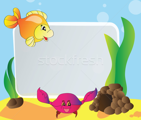 Frame - marine life Stock photo © Natali_Brill