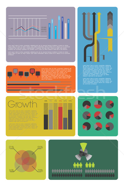 Modern colorful infographic Stock photo © Natashasha