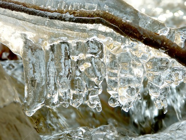 Close up of icicles Stock photo © nature78
