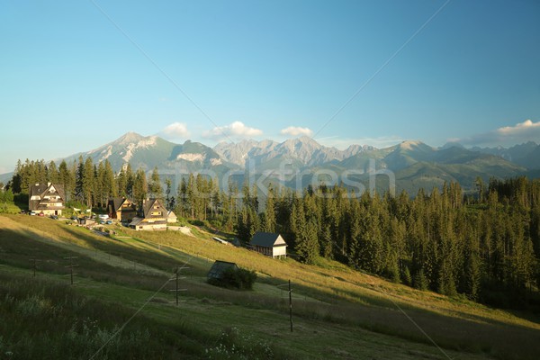 Rural landscape in the Tatra Mountains Stock photo © nature78