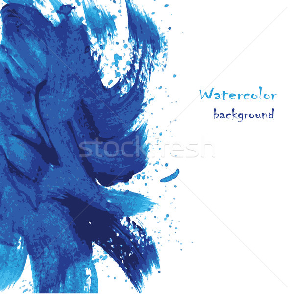 Vector hand drawn watercolor background for you design.  Stock photo © naum
