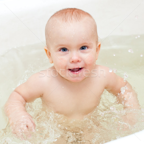 Bathing Baby Stock photo © naumoid