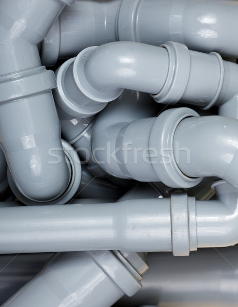 Kanalisation Rohre Chaos grau Hintergrund Stock foto © naumoid