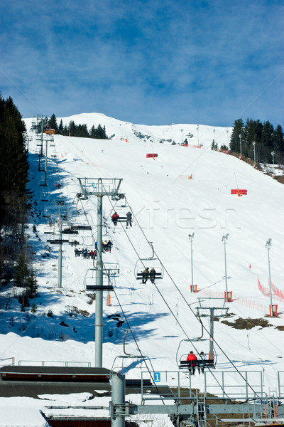 Stock photo: Chairlift 