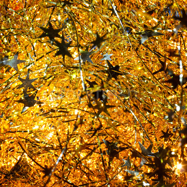 Christmas verlicht gouden abstract licht home Stockfoto © naumoid