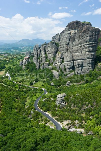 Roci vedere manastire istorie antic Imagine de stoc © naumoid