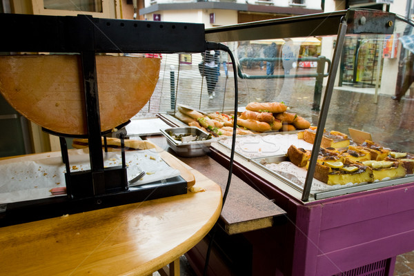街頭 自助餐 奶酪 烤架 鎮 食品 商業照片 © naumoid