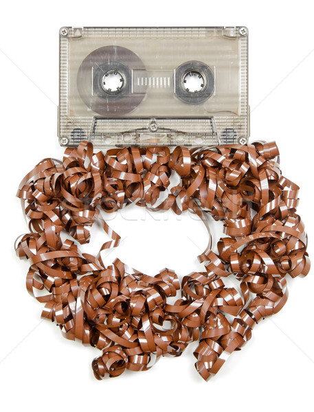 Messed up audio tape Stock photo © naumoid