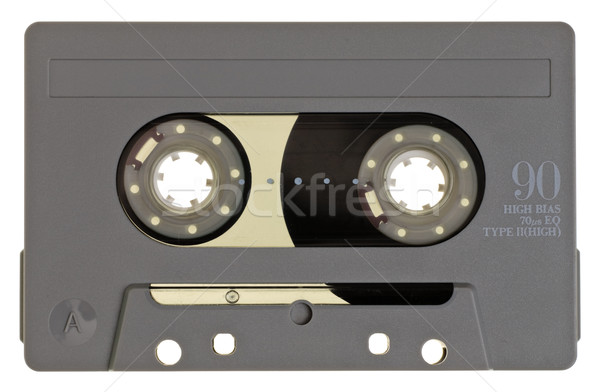 Compatto cassette vintage grigio bianco musica Foto d'archivio © naumoid