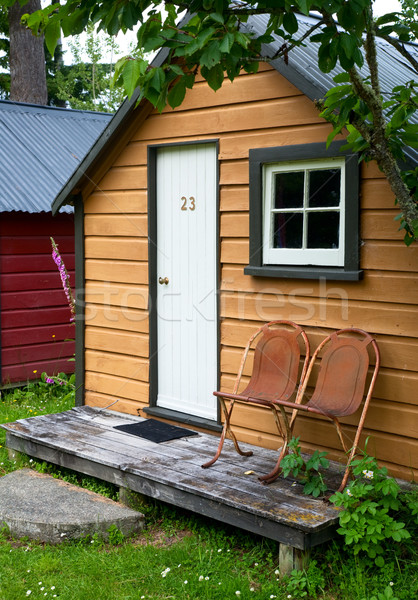 Camping cabin Stock photo © naumoid