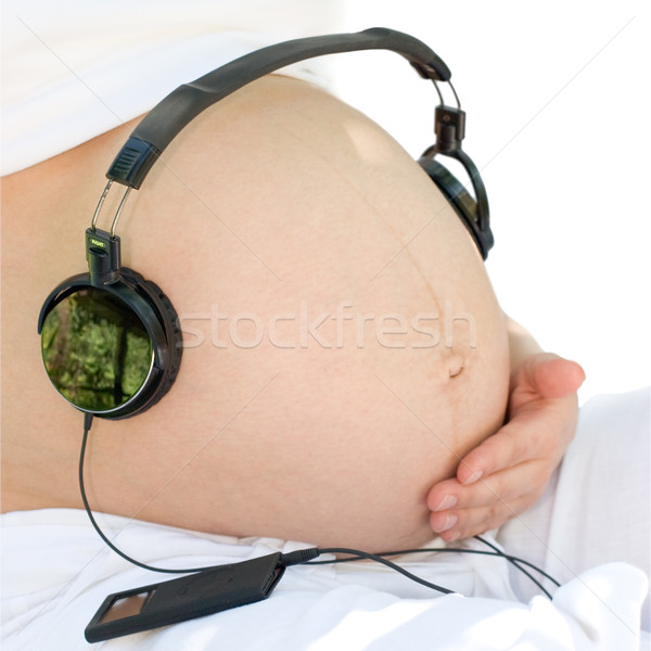 Listening to a music Stock photo © naumoid