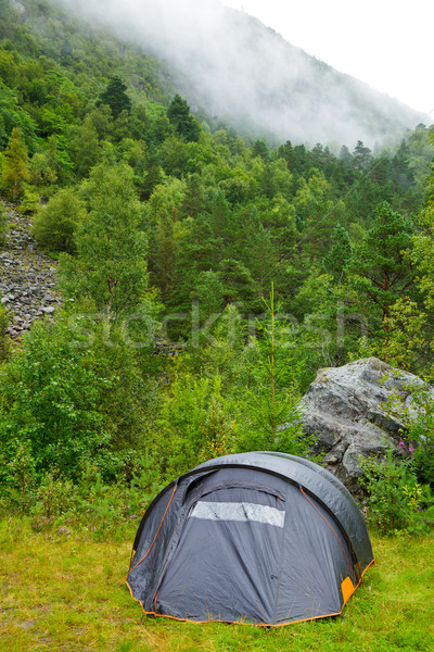 Mountain campsite Stock photo © naumoid