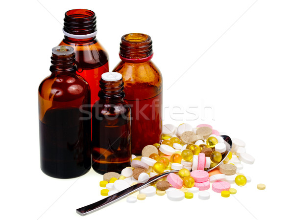 Vial and pills Stock photo © naumoid