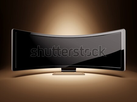 Stock photo: Ultra wide professional display.