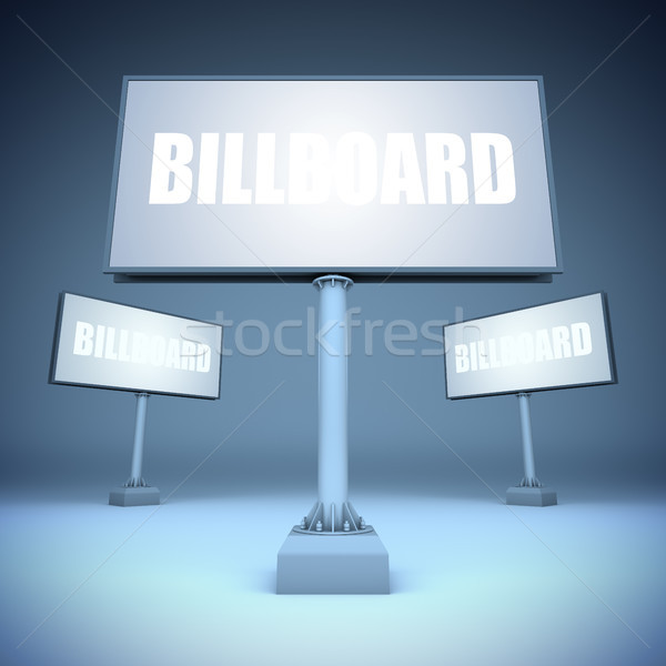 Blank template billboards. Stock photo © nav