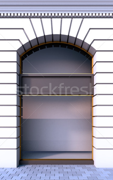 Classical empty storefront with the day lighting. Stock photo © nav