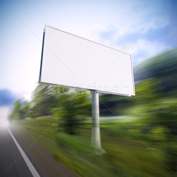 Billboard on the highway. Stock photo © nav