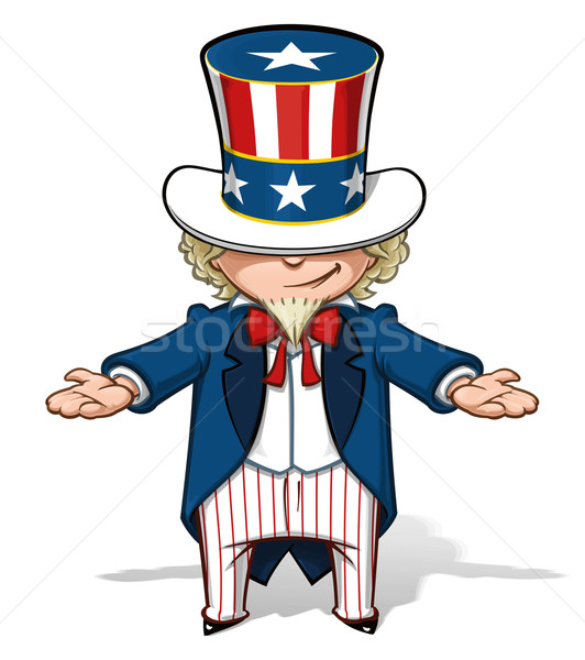 Uncle Sam Showing Stock photo © nazlisart