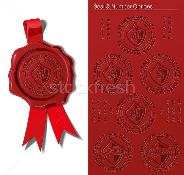 Wax Seal - Warranty & Safety Seal Stock photo © nazlisart